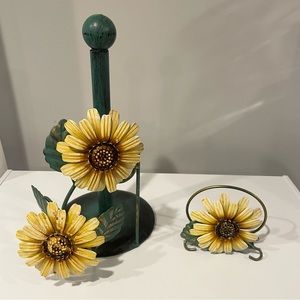 Sunflower Paper Towel & Napkin Holder